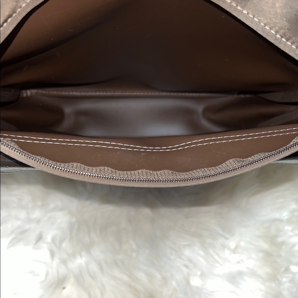 Longchamp Brown Nylon Messenger Bag - Picture 10 of 10